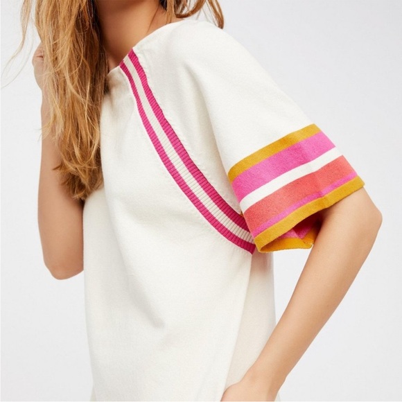 EUC Free People Stripe Sweatshirt Dress Small - Picture 3 of 14